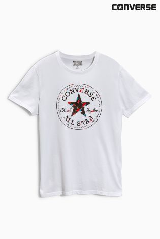 Converse White Distant Star Tee